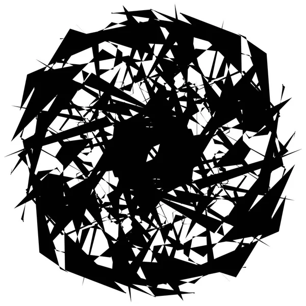 Soyut dairesel geometrik motif. 