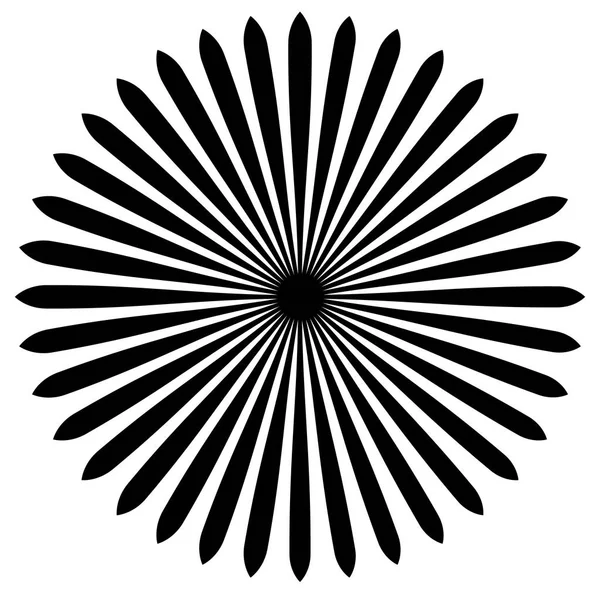 Soyut dairesel geometrik motif. 