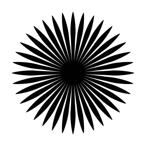 Soyut dairesel geometrik motif. 