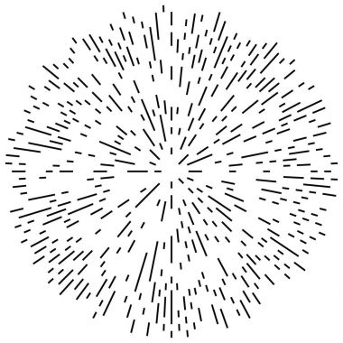 Soyut dairesel geometrik motif. 
