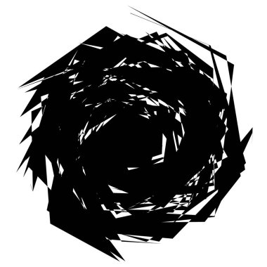 Soyut dairesel geometrik motif. 