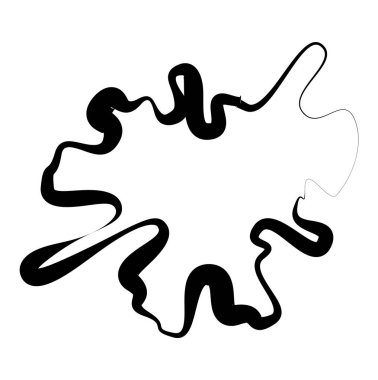 Soyut dairesel geometrik motif. 