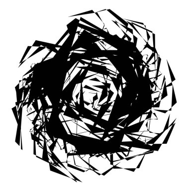 Soyut dairesel geometrik motif. 