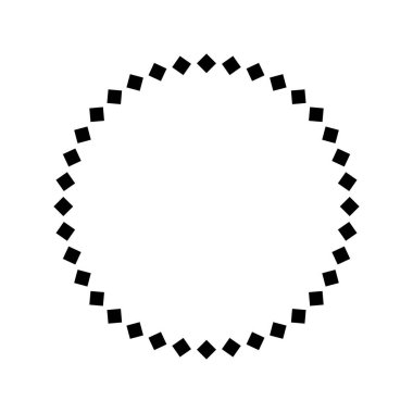 Dairesel geometrik motif. 