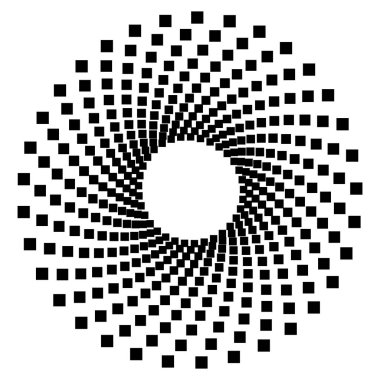 Dairesel geometrik motif. 