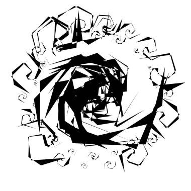 Dairesel geometrik motif. 