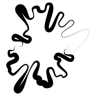 Dairesel geometrik motif. 