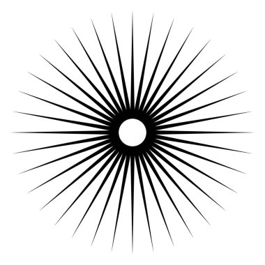 Dairesel geometrik motif. 