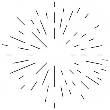 Dairesel geometrik motif. 