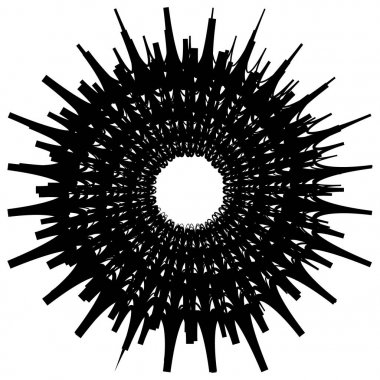 Dairesel geometrik motif. 