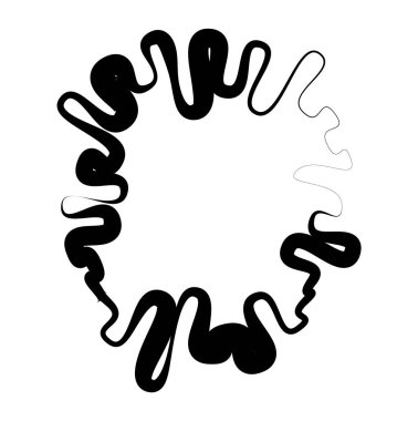 Dairesel geometrik motif. 