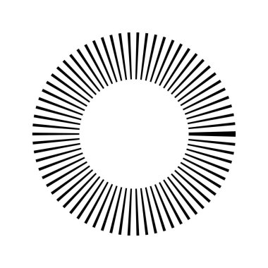 Dairesel geometrik motif. 