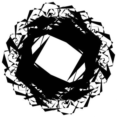 Dairesel geometrik motif. 