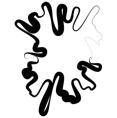 Dairesel geometrik motif. 