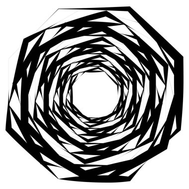 Dairesel geometrik motif. 