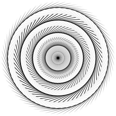 Dairesel geometrik motif. 