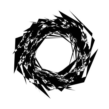 Dairesel geometrik motif. 