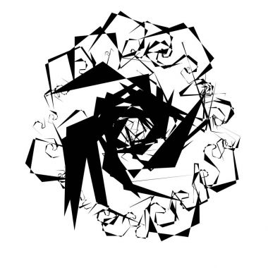 Dairesel geometrik motif. 