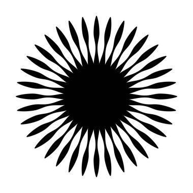 Dairesel geometrik motif. 