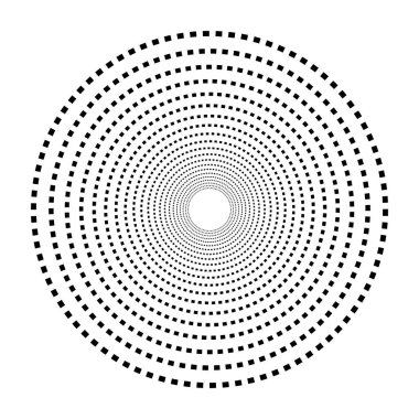 Dairesel geometrik motif. 