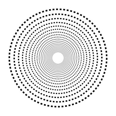 Dairesel geometrik motif. 