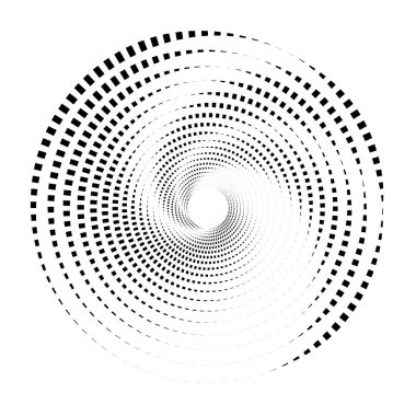 Dairesel geometrik motif. 