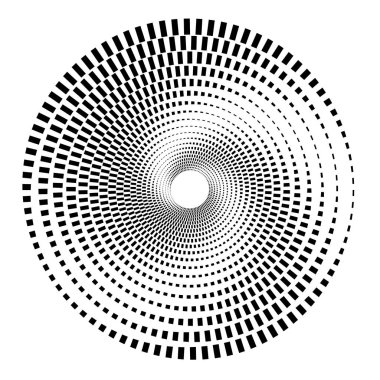 Dairesel geometrik motif. 