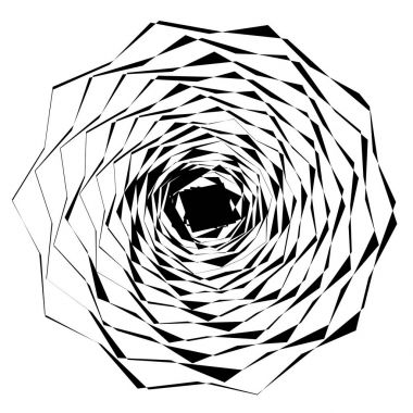 Dairesel geometrik motif. 