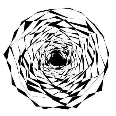 Dairesel geometrik motif. 