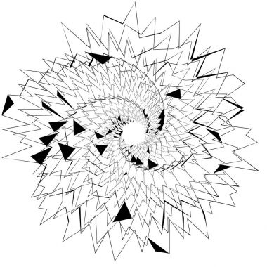 Dairesel geometrik motif. 