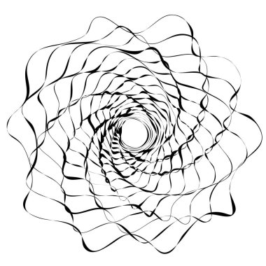 Dairesel geometrik motif. 