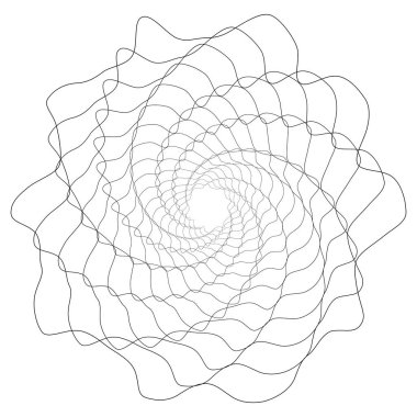 Dairesel geometrik motif. 