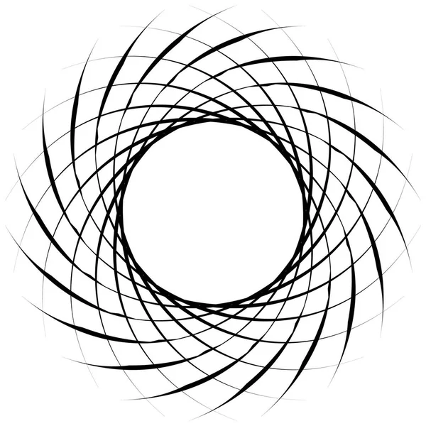 Kreisförmiges geometrisches Motiv. — Stockvektor