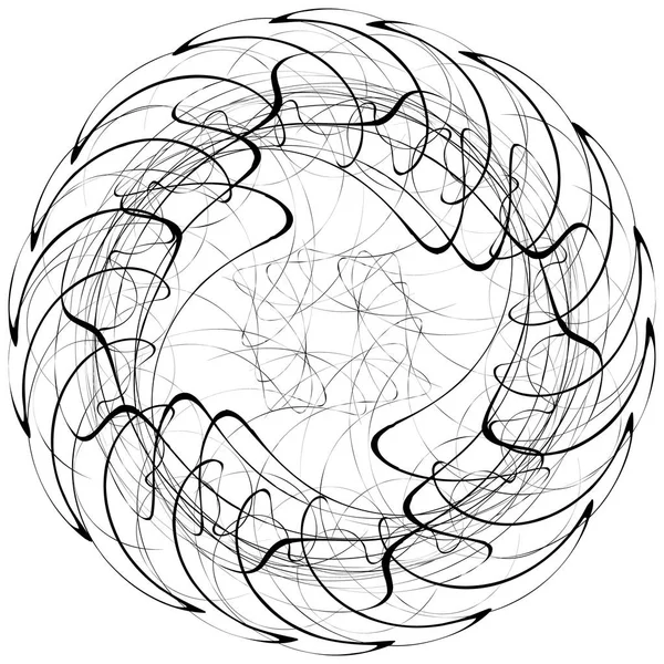 Dairesel geometrik motif. 