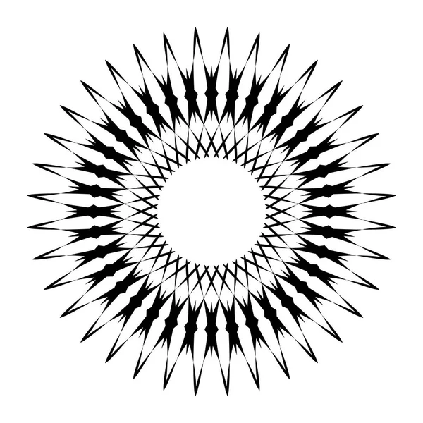 Dairesel geometrik motif. 