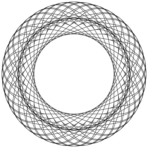 Kruhový geometrický motiv. — Stockový vektor