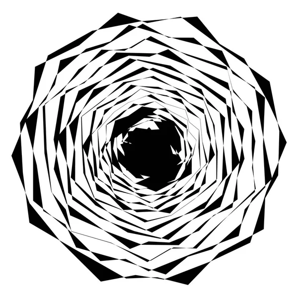 Circular geometric motif. — Stock Vector
