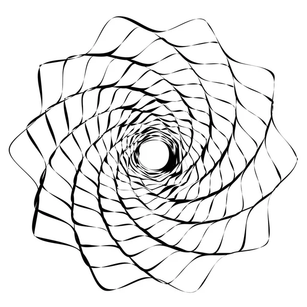 Circulaire geometrische motief. — Stockvector