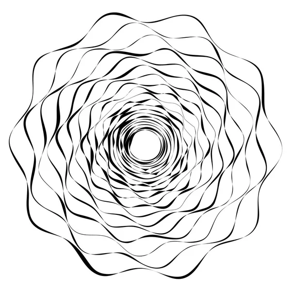 Dairesel geometrik motif. 