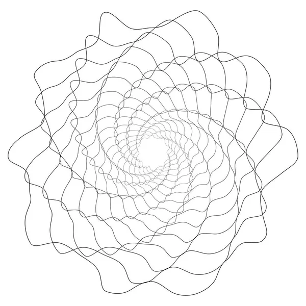 Circulaire geometrische motief. — Stockvector