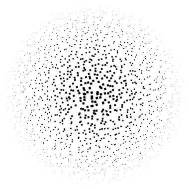 Soyut noktalı resim öğesi 