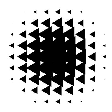 Soyut noktalı resim öğesi 