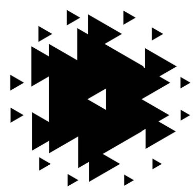 Soyut noktalı resim öğesi 