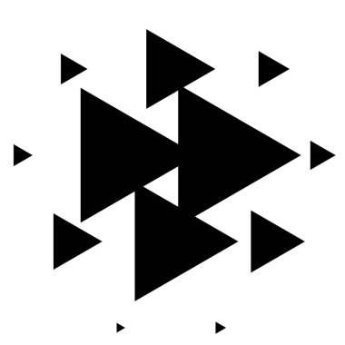 Soyut noktalı resim öğesi 