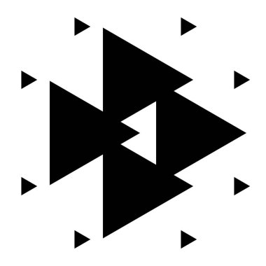 Soyut noktalı resim öğesi 