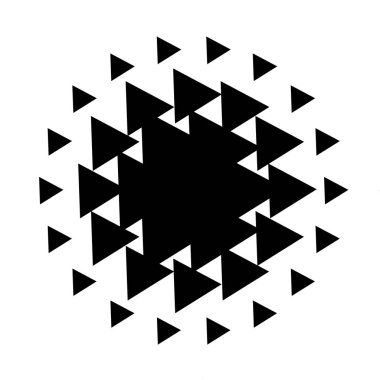 Soyut noktalı resim öğesi 