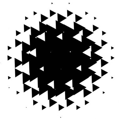 Soyut noktalı resim öğesi 