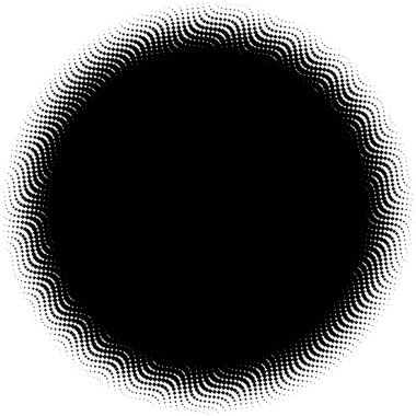 Soyut noktalı resim öğesi 