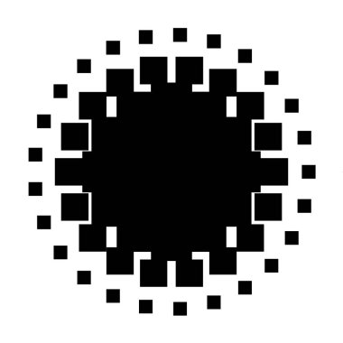 Soyut noktalı resim öğesi 