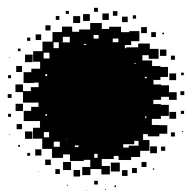 Soyut noktalı resim öğesi 